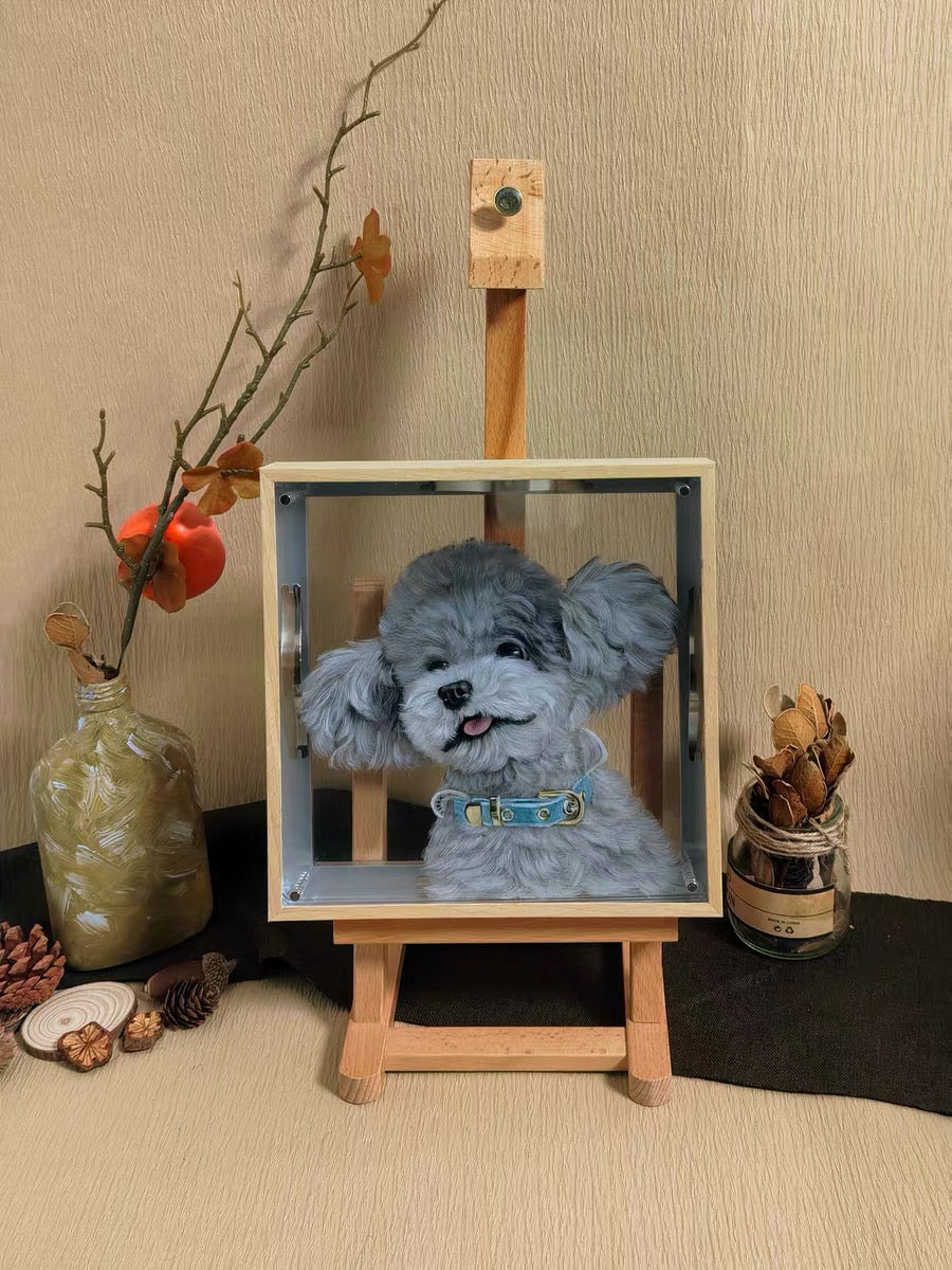 Custom 3D Pet Portrait