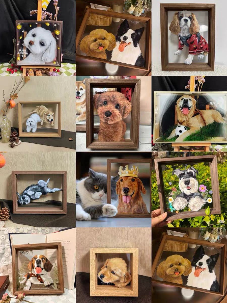 Custom 3D Pet Portrait