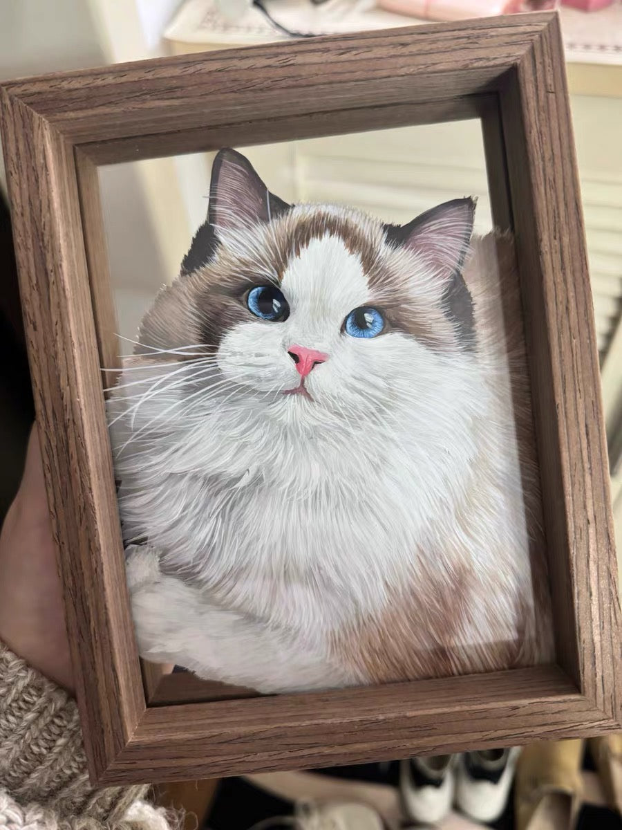 Custom 3D Pet Portrait